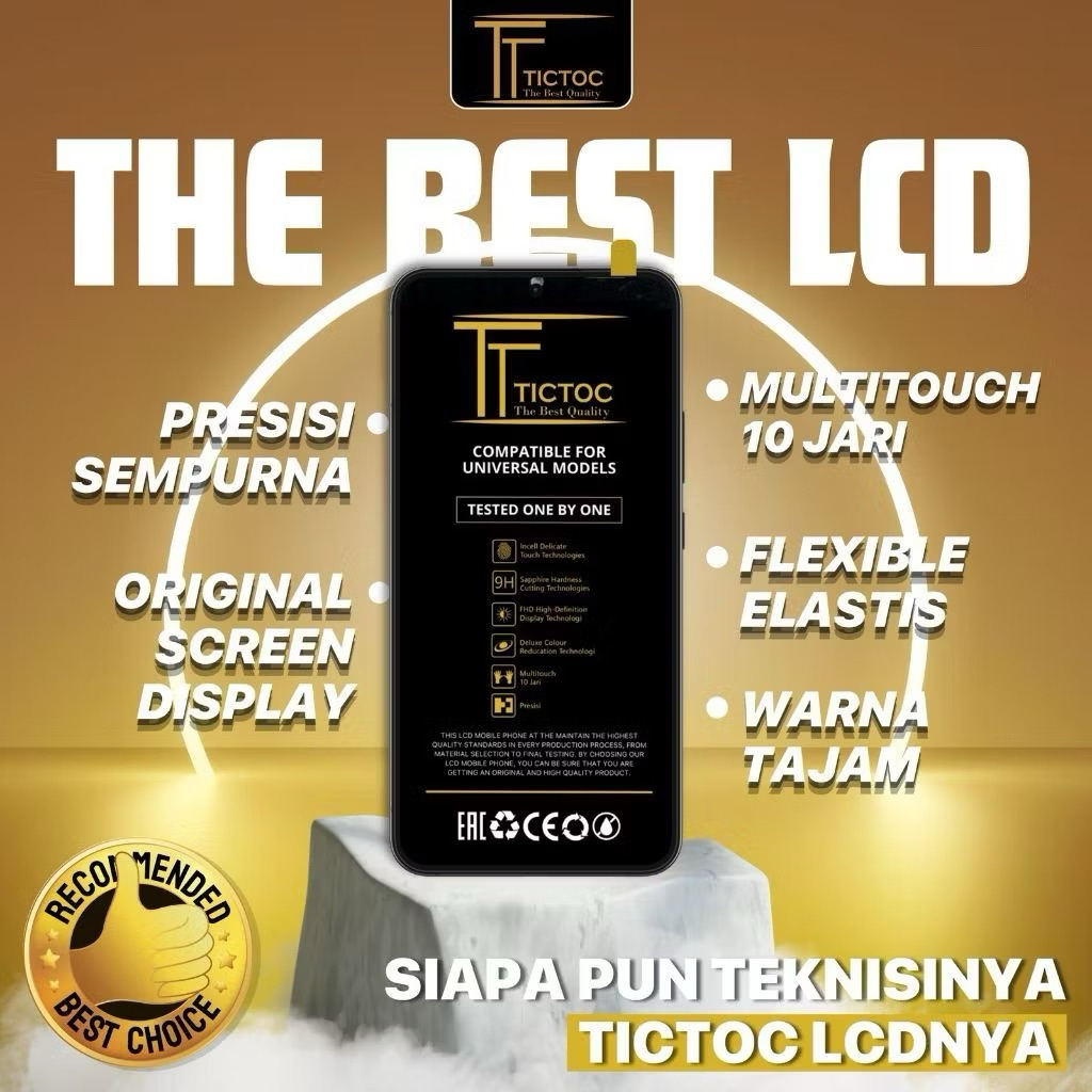 LCD Touchscreen Redmi 6 6A Original 100% Tictoc