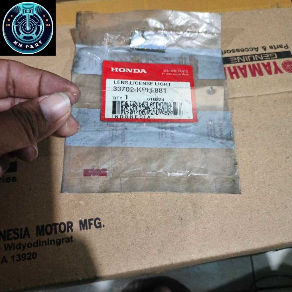 mika lampu plat nomor belakang lens karisma 33702 kph 881