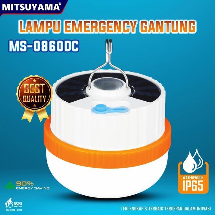 Lampu Emergency Gantung Mitsuyama MS-0860DC 60Watt IP65 / Lampu Darurat 3 Mode Cahaya