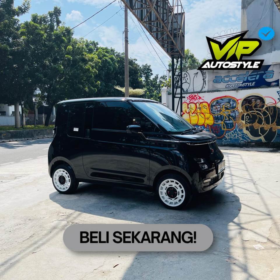 Velg Model Rally Untuk Wuling Air Ev Ring 14 HSR Mentawai Rally Look Rata Body Tapak Lebih Lebar