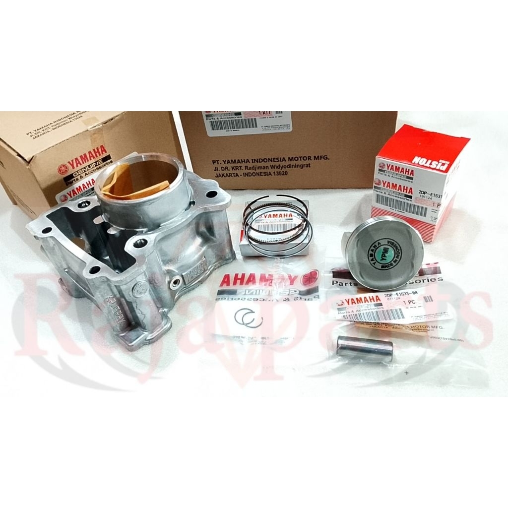 SILINDER BLOK SEHER PISTON RING SET YAMAHA NMAX AEROX 2DP ORIGINAL