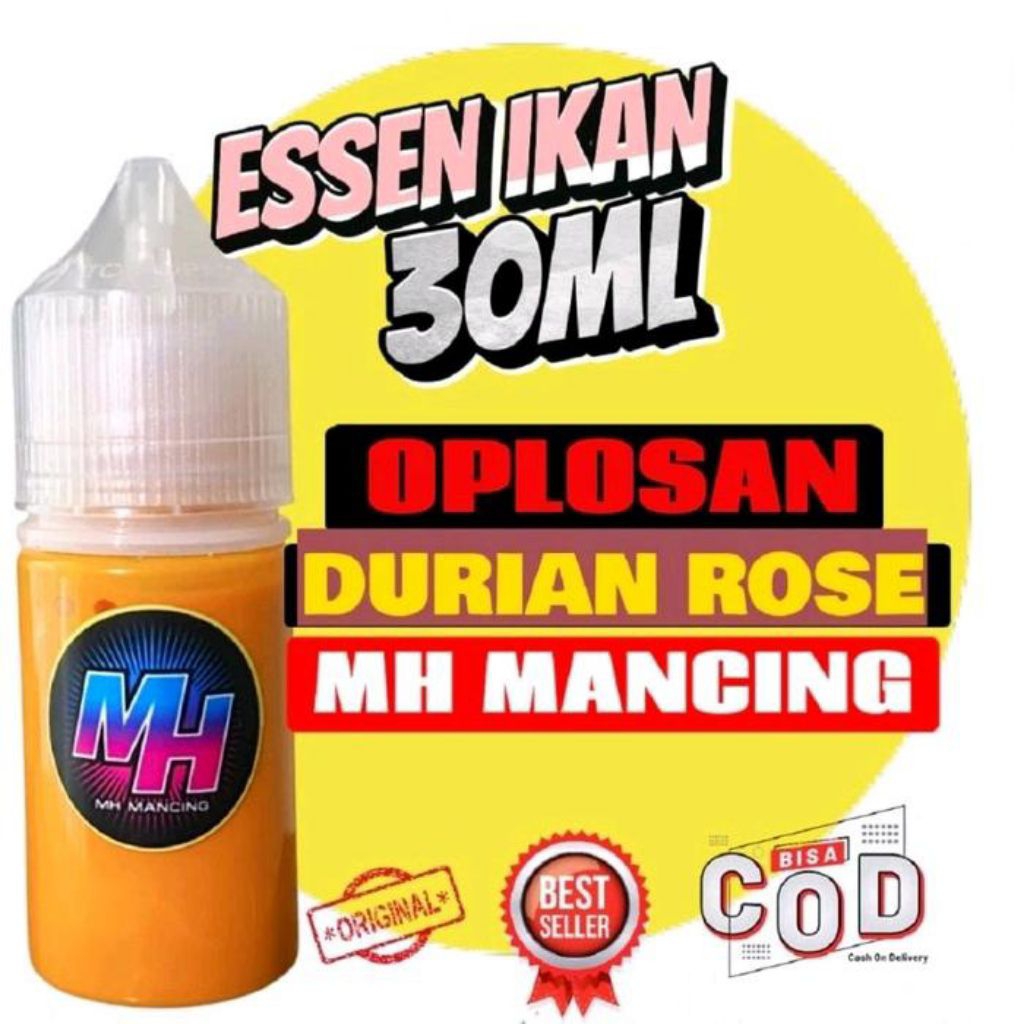Essen Ikan Mas MH Mancing Untuk Ikan Mas (Durian Rose 30ml)