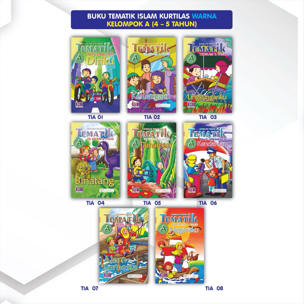 BUKU TEMATIK ISLAM TK/PAUD kelompok A/B