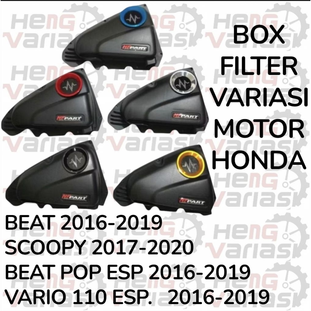 harga spesial box filter motor honda BEAT 2016-2019, SCOOPY 2017-2020, BEAT POP ESP 2016-2019 corong