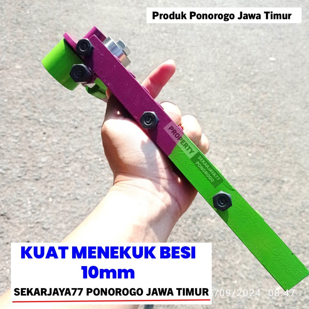 Alat tekuk besi beton 10 ulir Tebal Kuat Kokoh Sekarjaya77 SJUb01