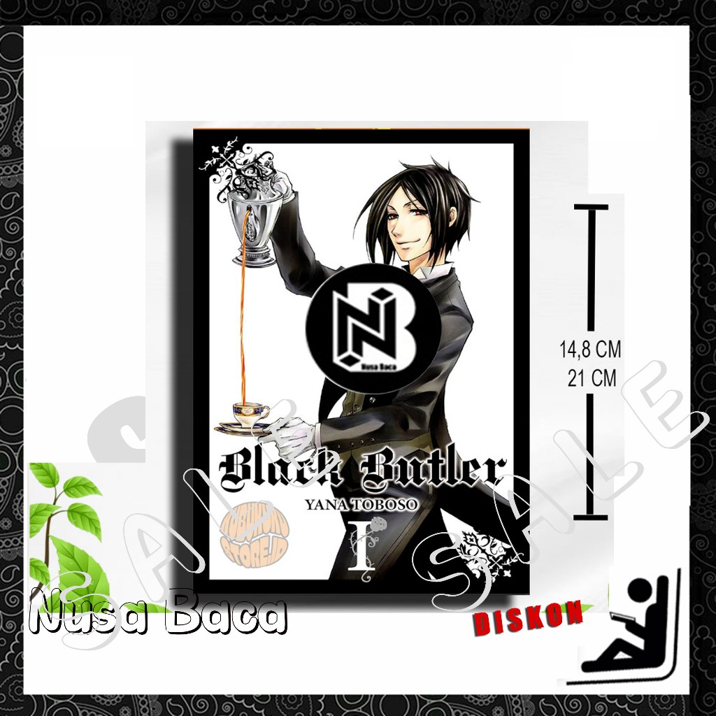 Komik manga Black Butler Vol. 1-32 (English) - pilih volume