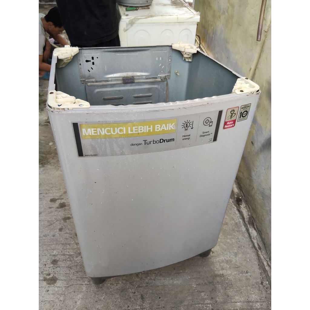 Bodymesin cuci lg toaploading inverter10,5kg t2350vsam