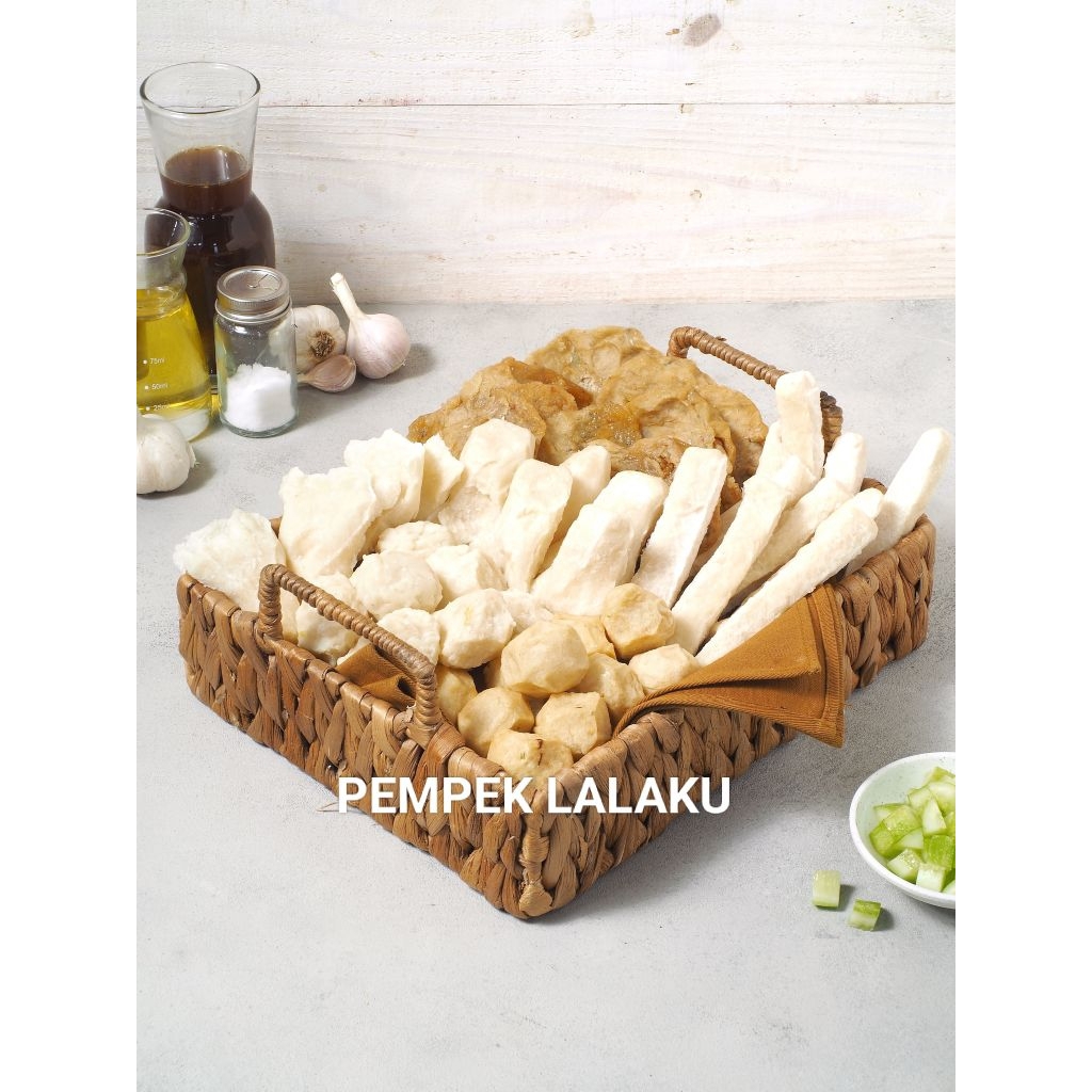 PEMPEK CAMPUR ISI 50 PCS / PEMPEK LALAKU / PEMPEK IKAN TENGGIRI