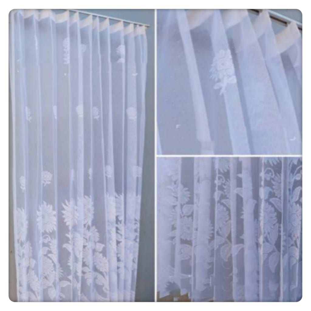 GORDEN VITRASE GORDEN SIANG TRANSPARAN MOTIF MATAHARI