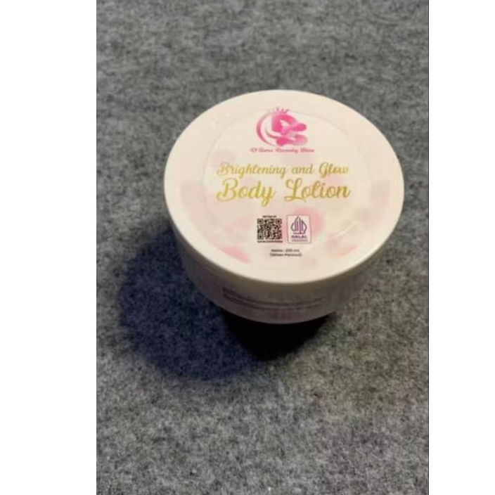 brightening and glow body lotion D'sars beauty skin berat 235 g
