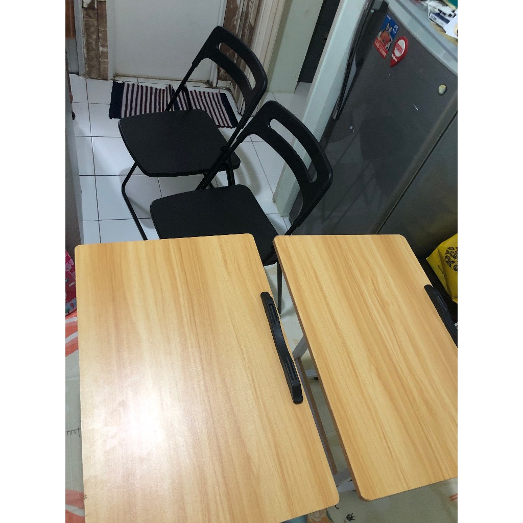 Jual Murah KUKAHOME Meja Belajar Bekas Meja Laptop Meja Kerja Meja Belajar Lipat Dengan Roda Bahan K