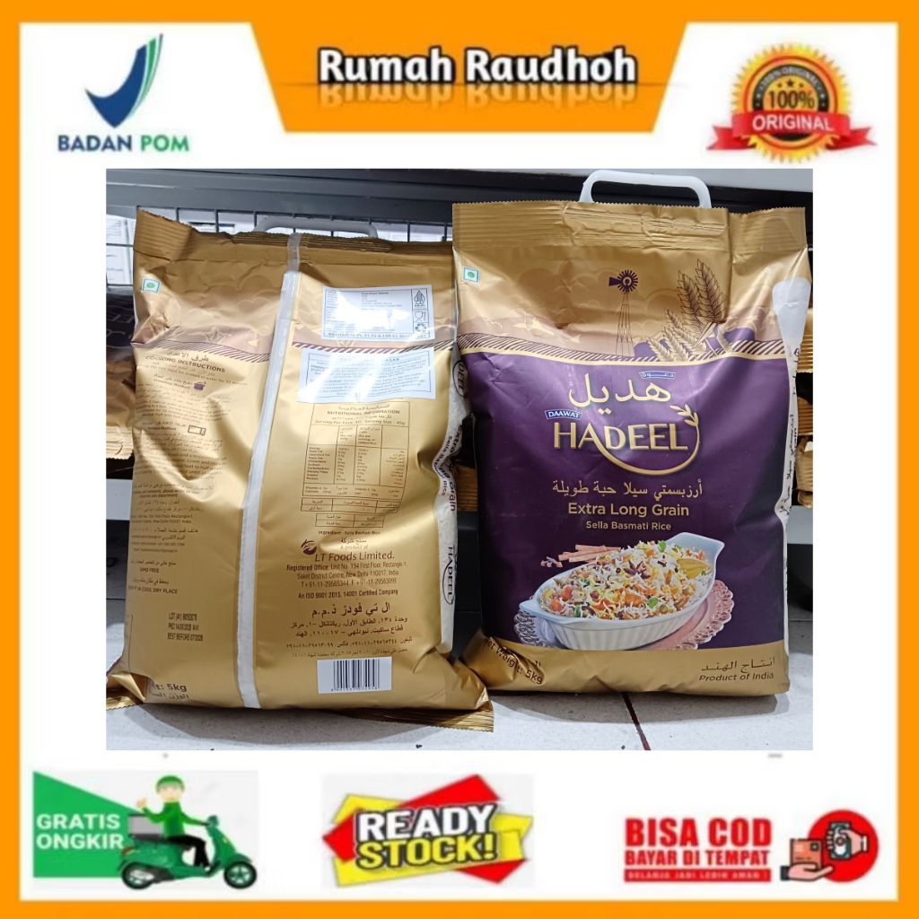 BERAS BASMATI 5 KG - BERAS INDIA