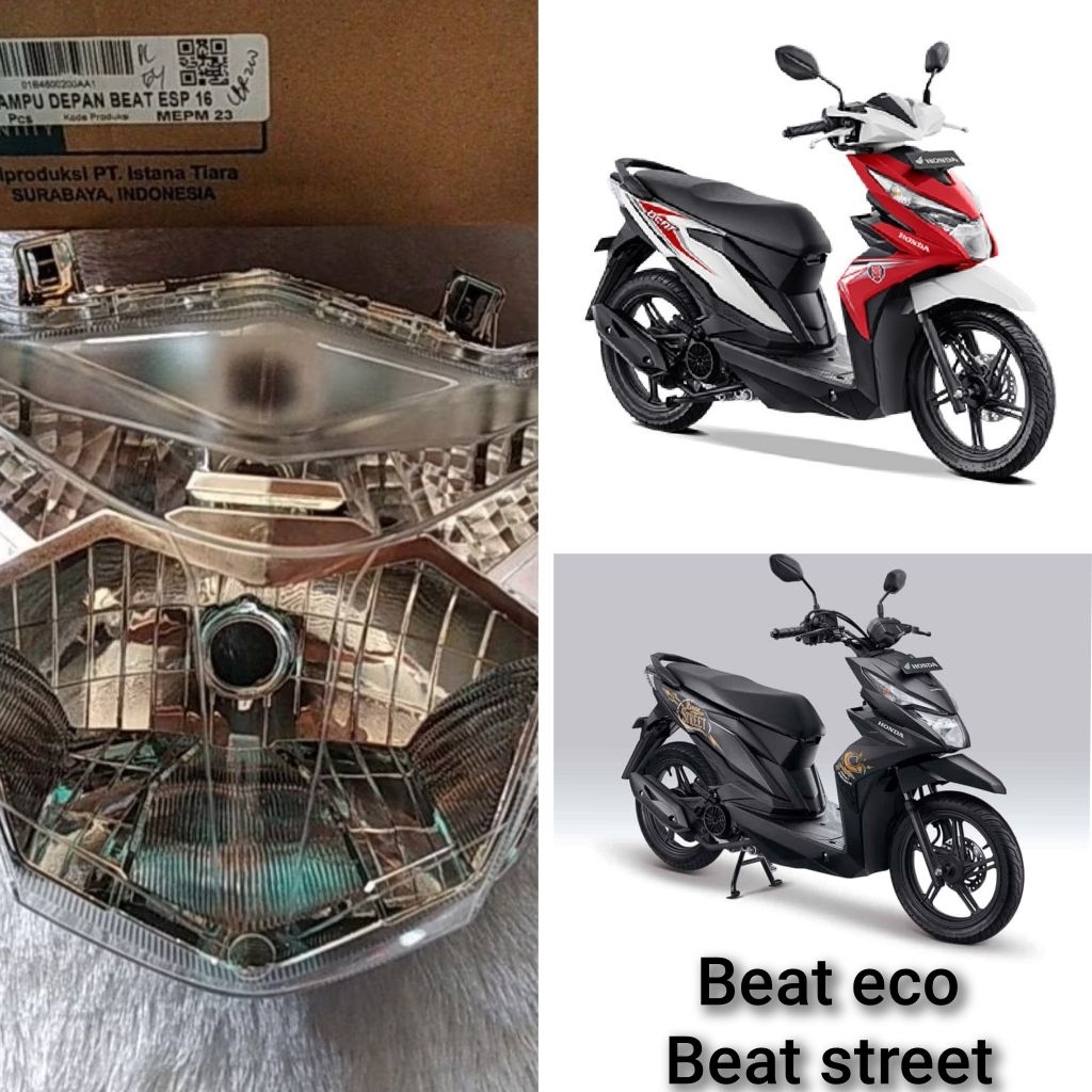 Lampu depan reflektor beat esp 2016-2019 ori WIN