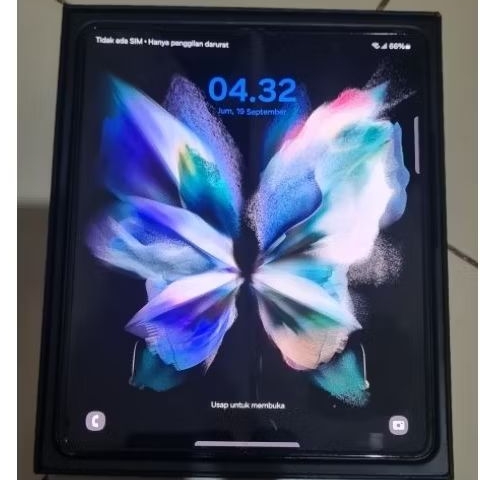 lcd dalam z fold 3 original copotan