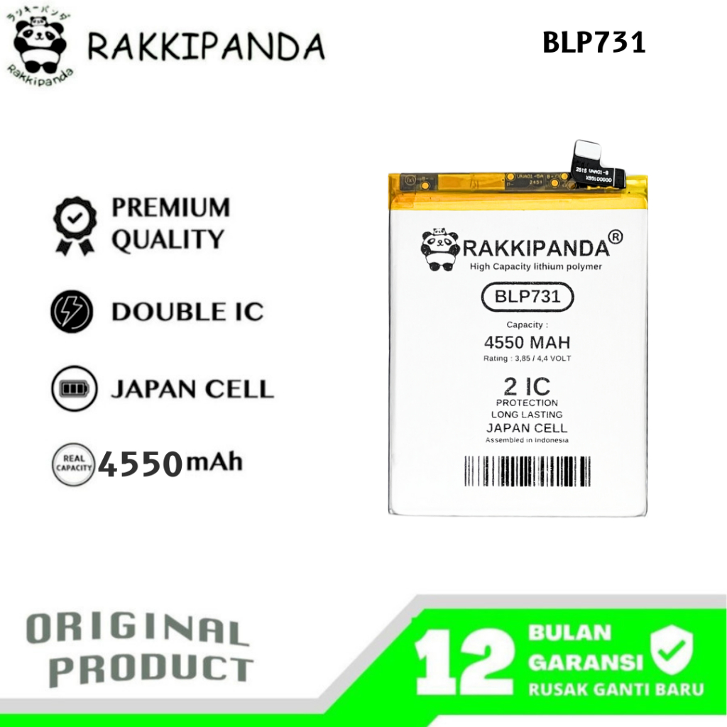 RakkiPanda - BLP731 Realme 5 Pro Batre Batrai Baterai