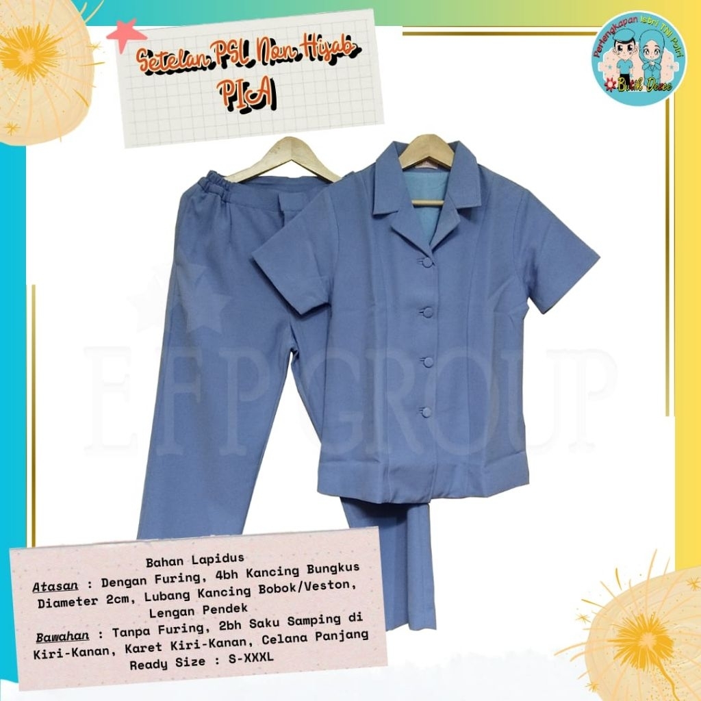 CELANA PSL PIA, PERSIT, IKKT, BHAYANGKARI, YKB, JALASENASTRI, YASARINI