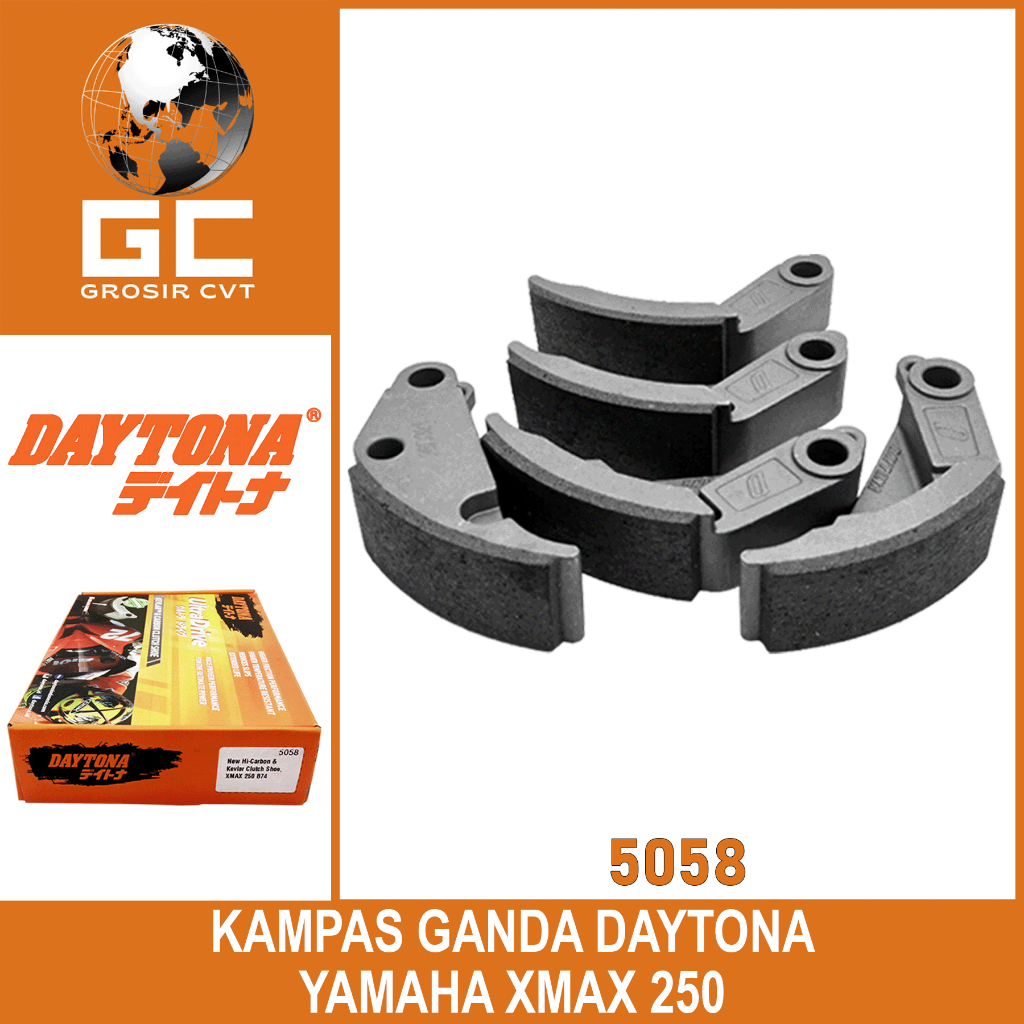 Daytona Kampas ganda Yamaha XMAX 250 B74 5058 New Karbon Kevlar