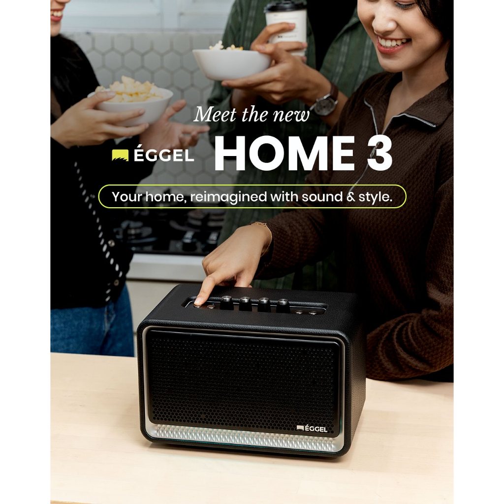 Eggel Home 3 Portable Bluetooth Speaker with Karaoke Function