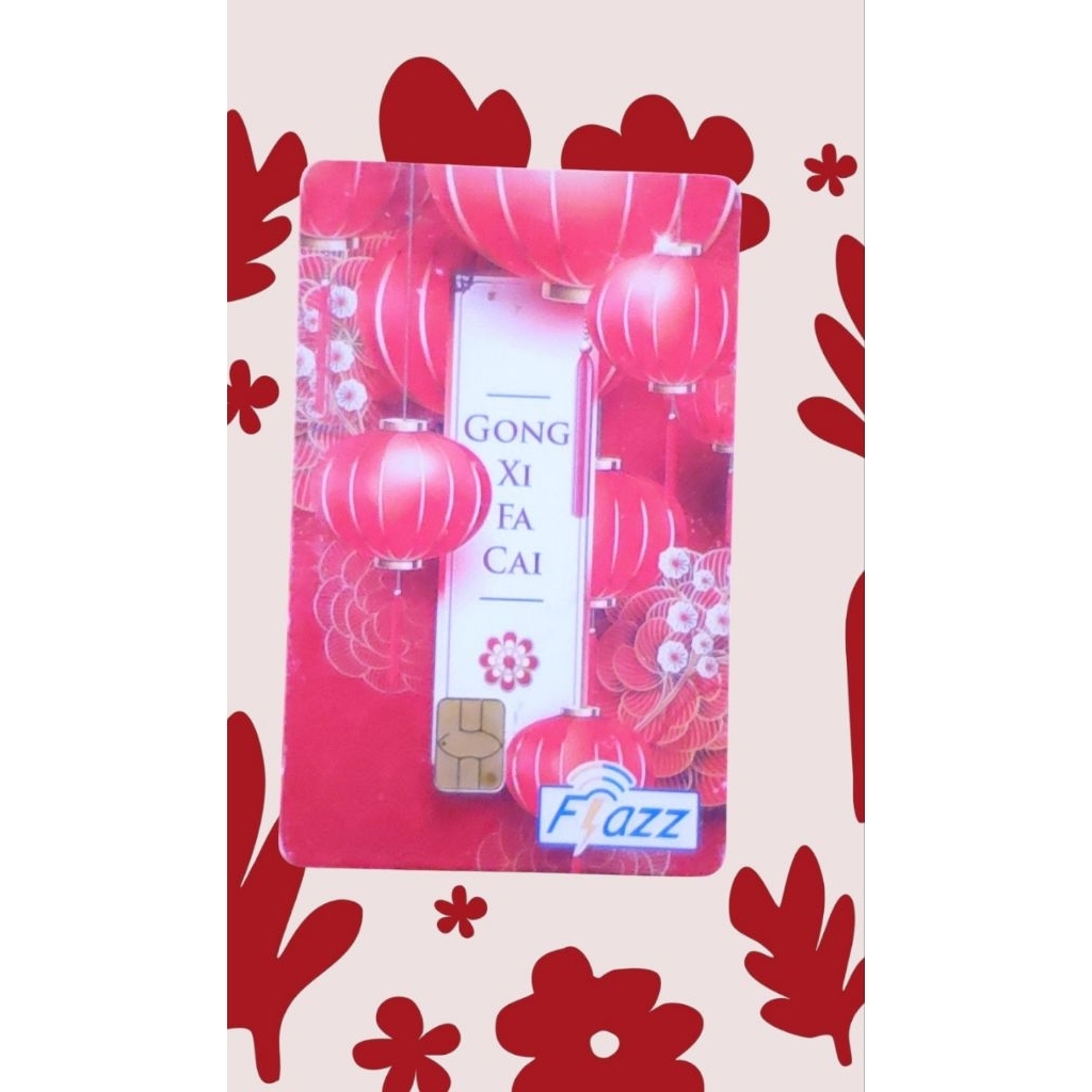 PL kartu flazz lampion imlek 2023