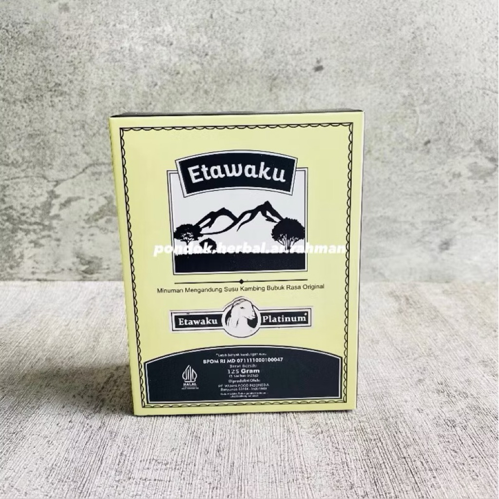 SUSU KAMBING ETAWAKU PLATINUM SACHET UNTUK PARU PARU