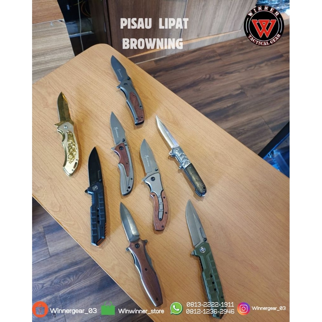 pisau lipat browning