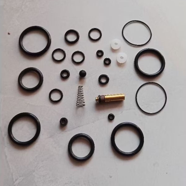 sil set ful 3stage pompa Pcp+piston+teflon putih, sparepart pompa Pcp full sett, seal pompa Pcp