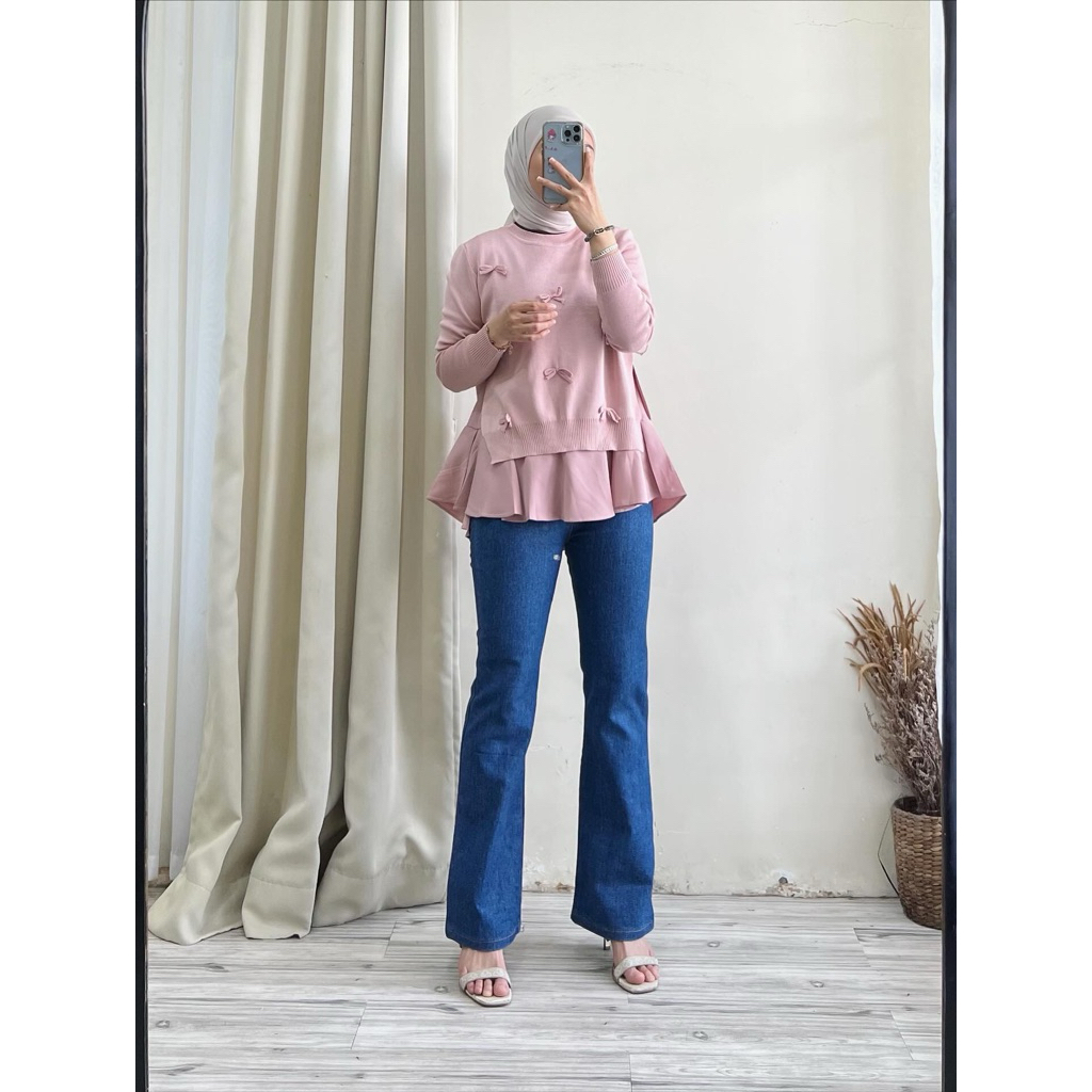 YUPIA BLOUSE VEST 2 IN 1