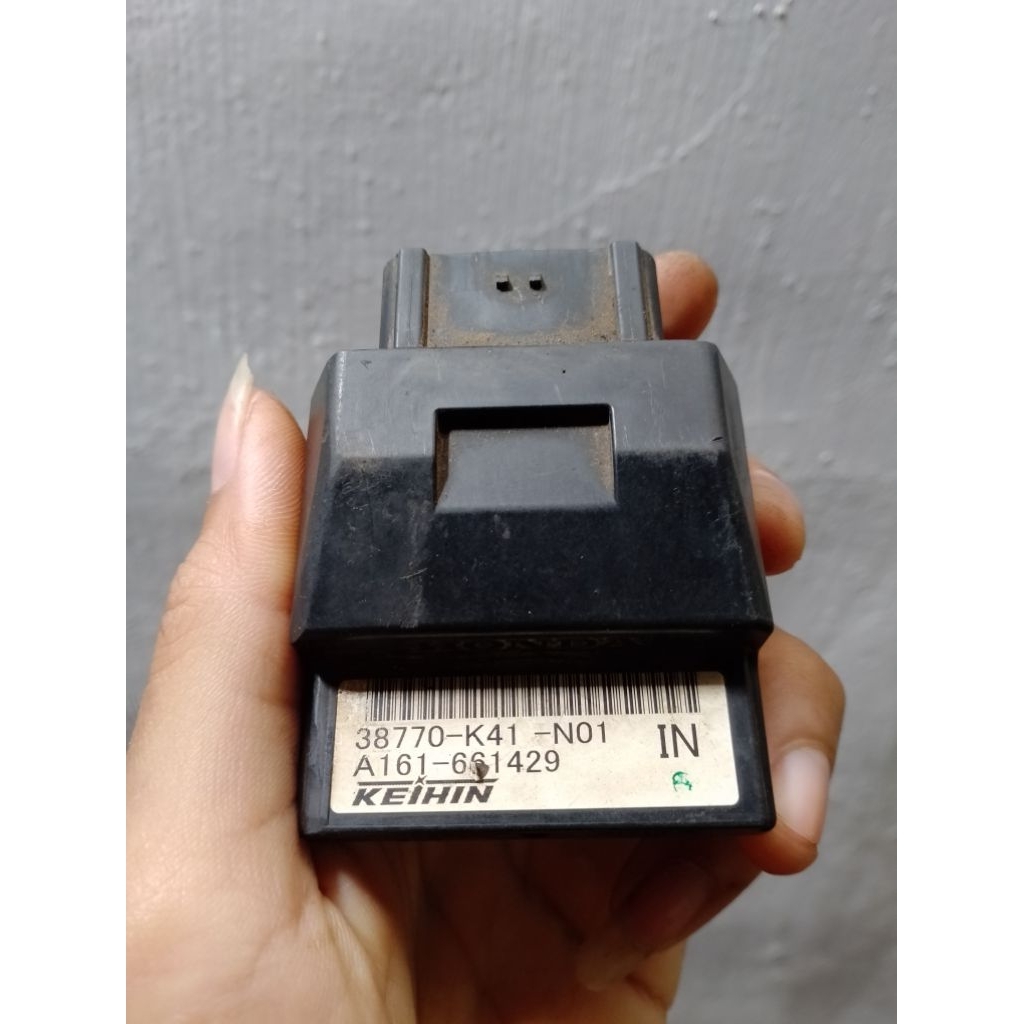 ecu supra x 125 fi original copotan minus mati bahan servis