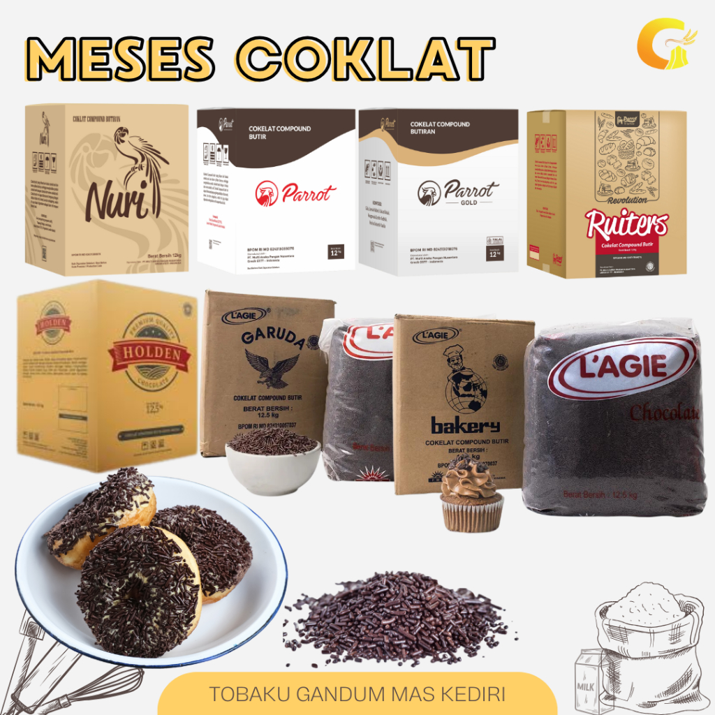 Cokelat Compound Butir Meises Meses Coklat - Holden Parrot L'agie Meses Premium