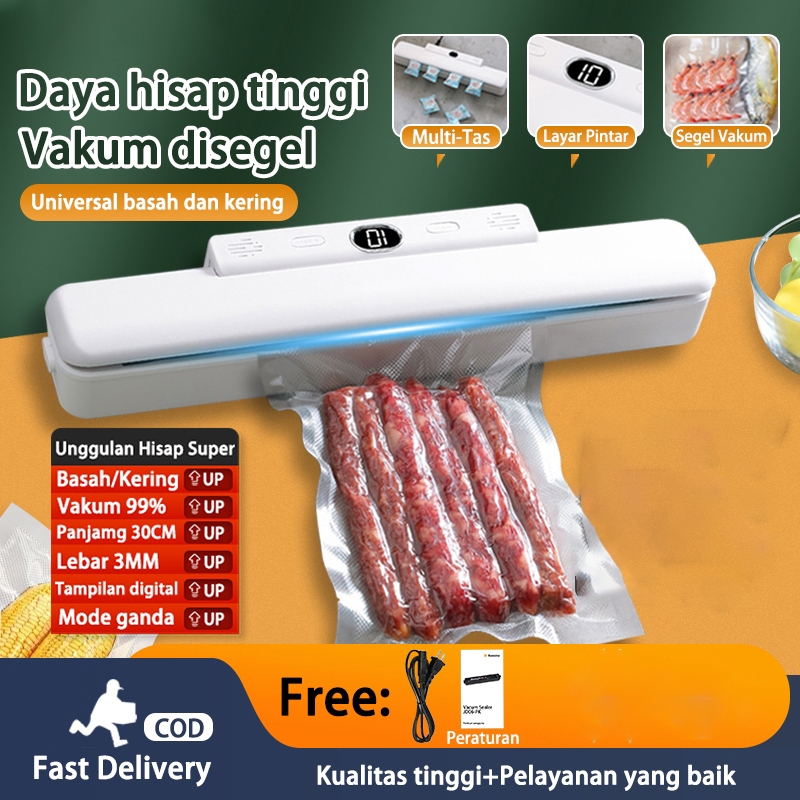 Vacum Sealer Alat Vakum Makanan / Alat Vacum Makanan Frozen / Mesin Vacum Makanan