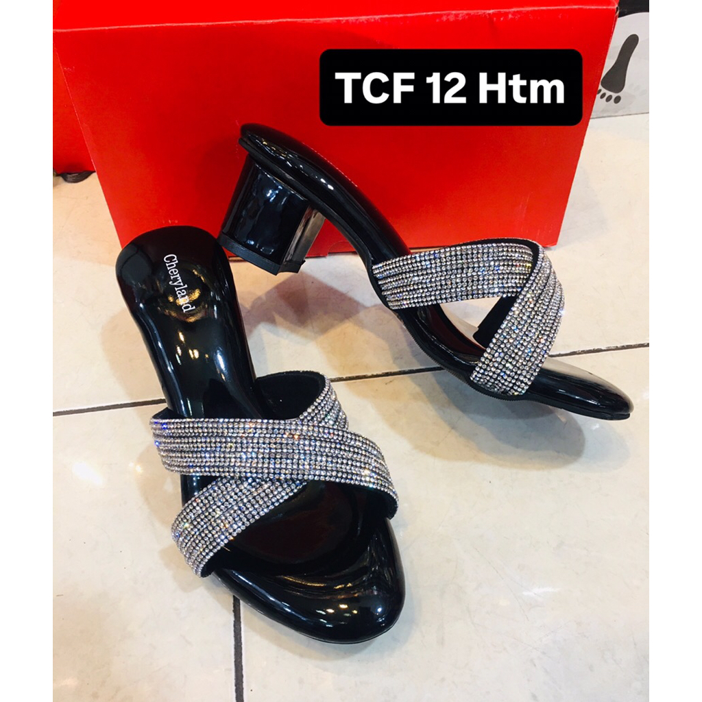 Cheryland TCF12/Heels Pesta Heels Tahu Heels Wanita