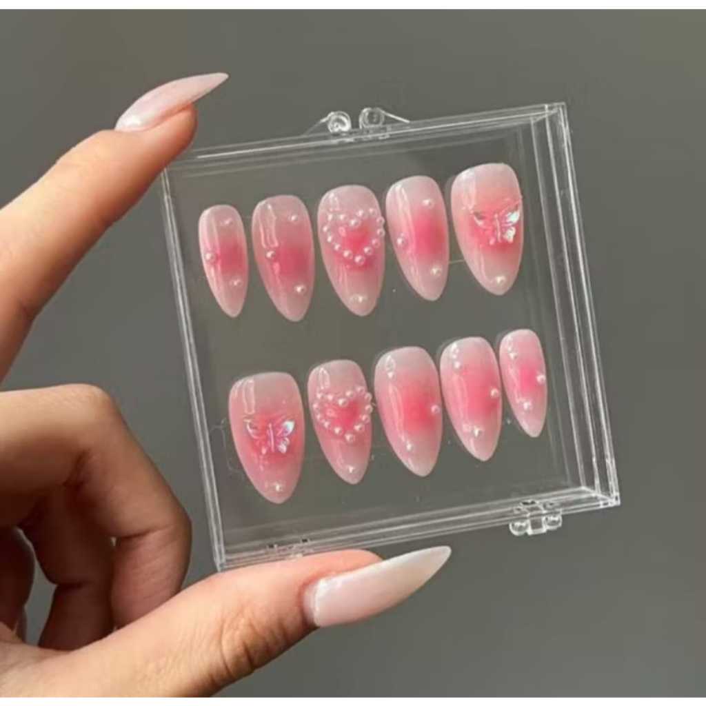 kuku palsu extension kuku palsu 3D kuku nail alat perawatan kuku perawatan kecantikan Manicure kuku 