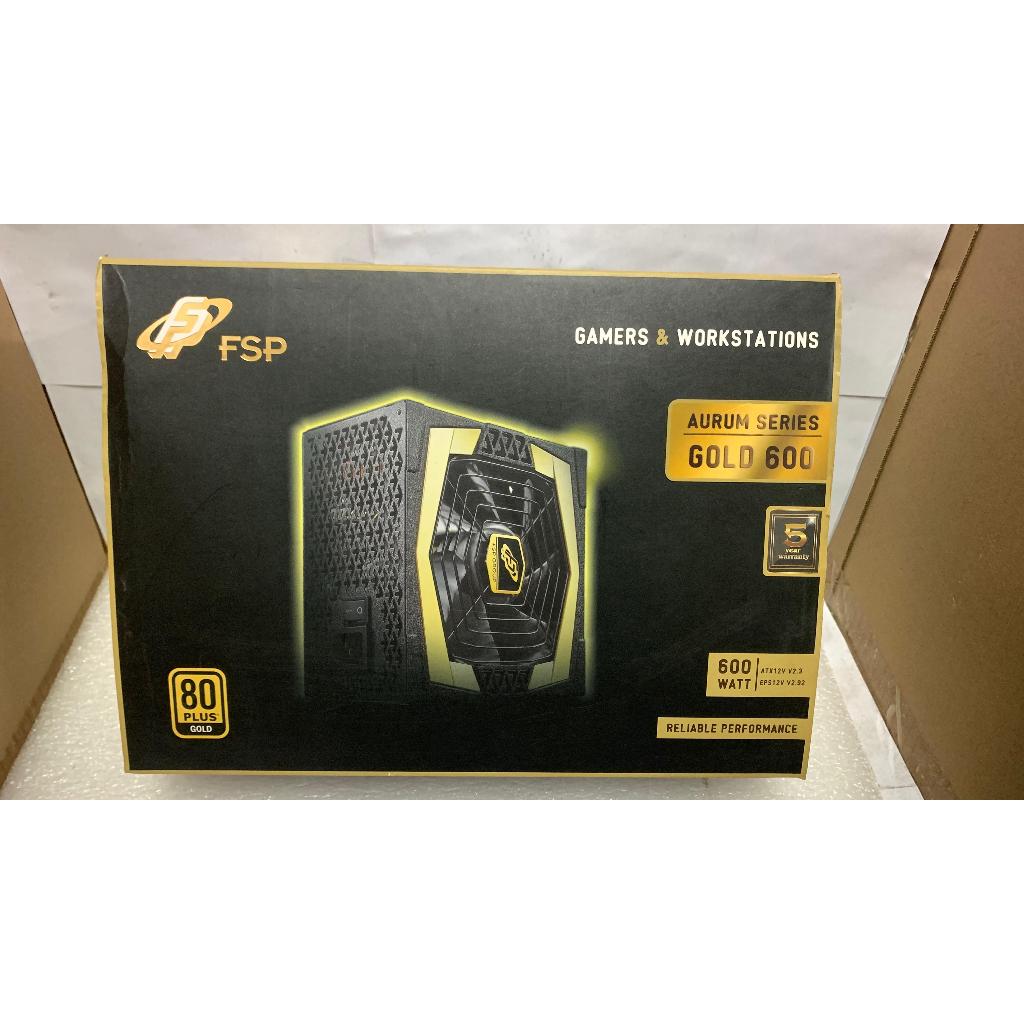 Power Supply FSP AURUM SERIES 600 GOLD,600 WATT 80plus gold