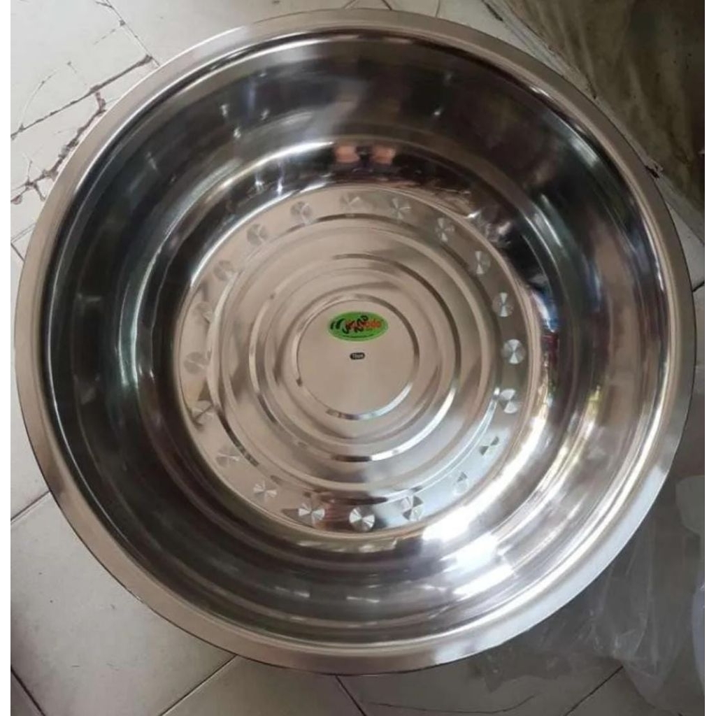 Baskom Jumbo vavinci 50cm 60cm dan 70cm  Stanles stell tebal