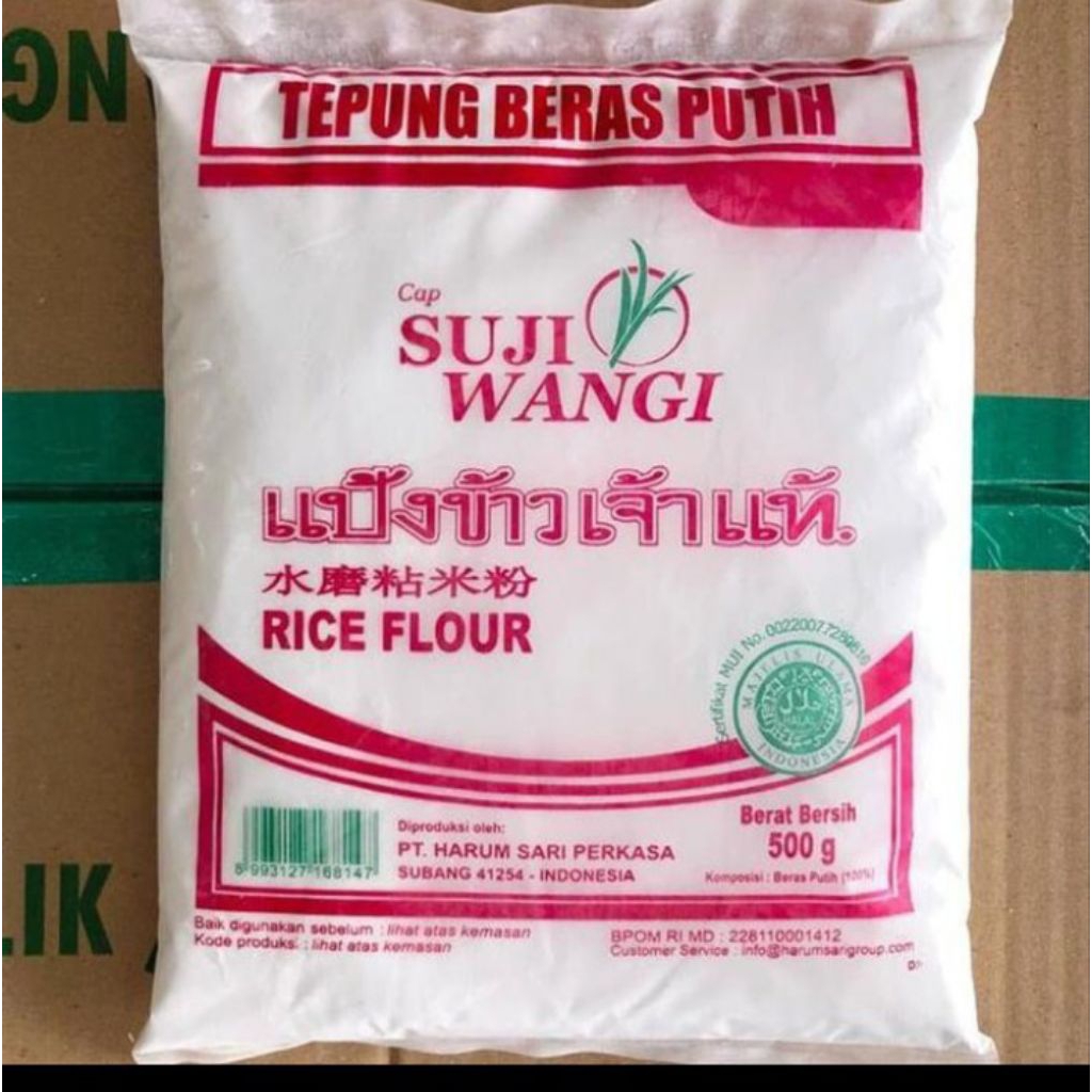 

Tepung Beras Putih cap Suji wangi 500gr