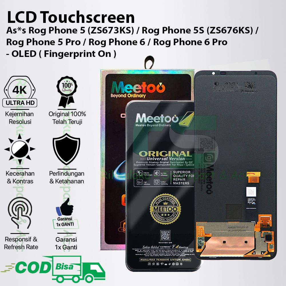 LCD 4SUS ZS673KS ROG PHONE 5 (ROG PHONE 5S / ROG PHONE 5S PRO / ROG PHONE 6 / ROG PHONE 6 PRO) OLED 