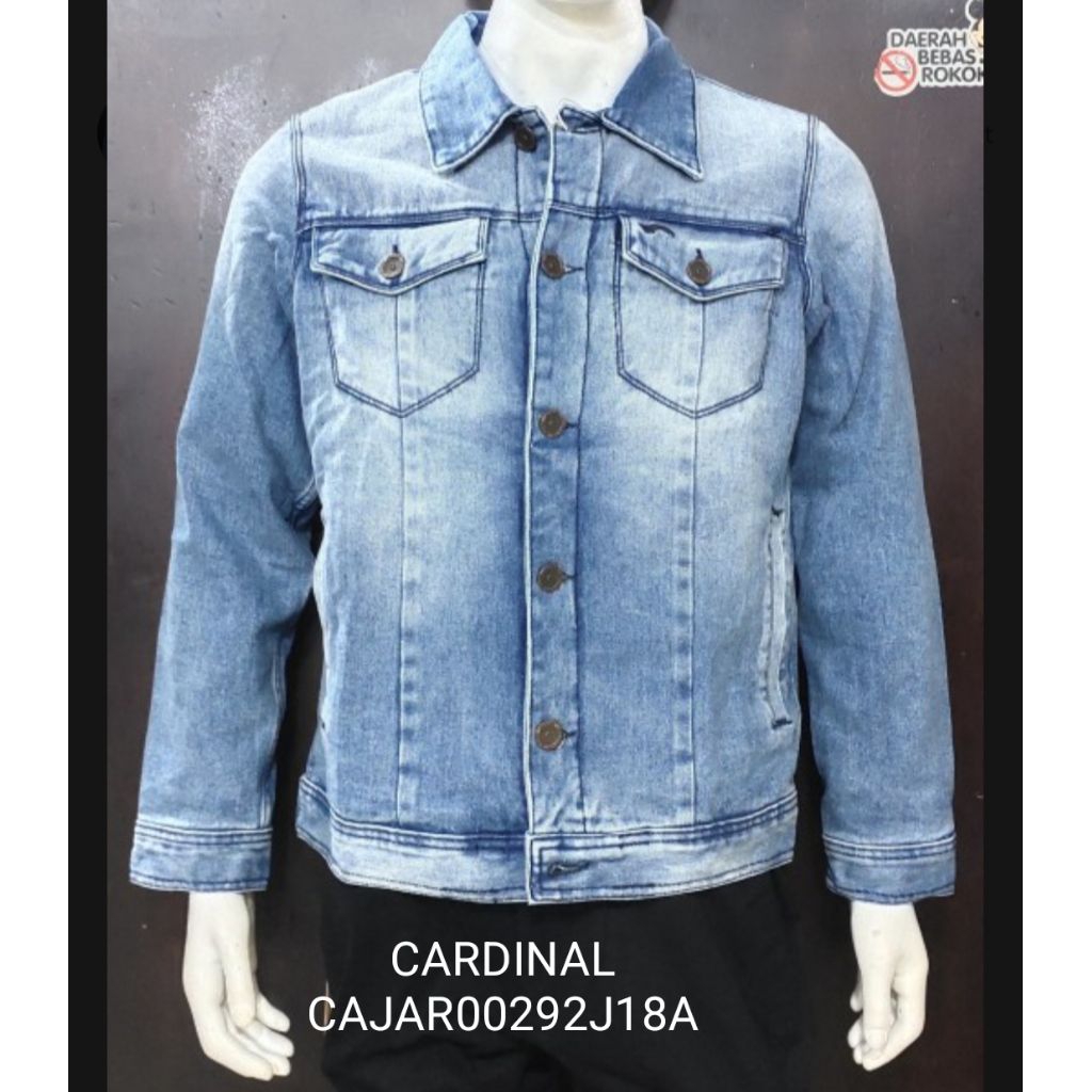 jaket pria, jaket cowok, jaket jeans brand CARDINAL original