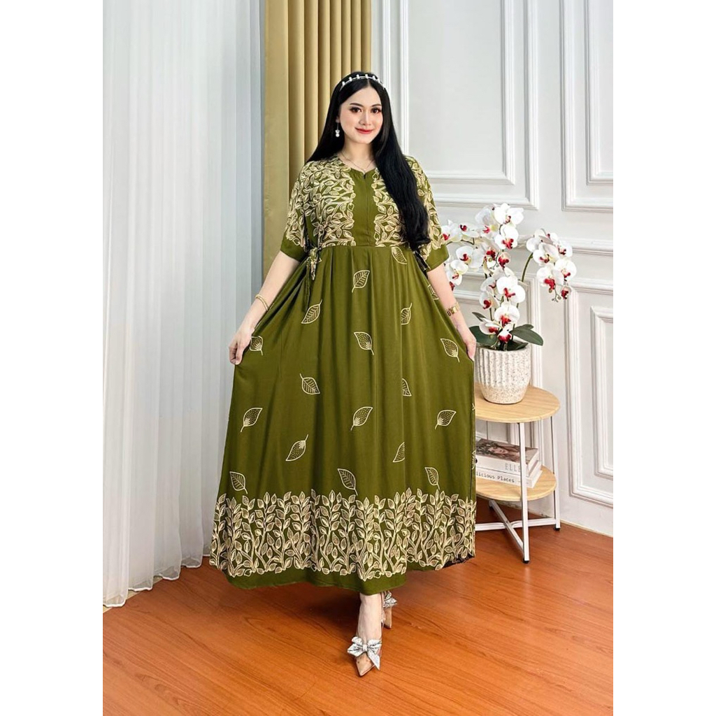 Daster cibi tebal jumbo Ld 130cm asli pekalongan mayung busui