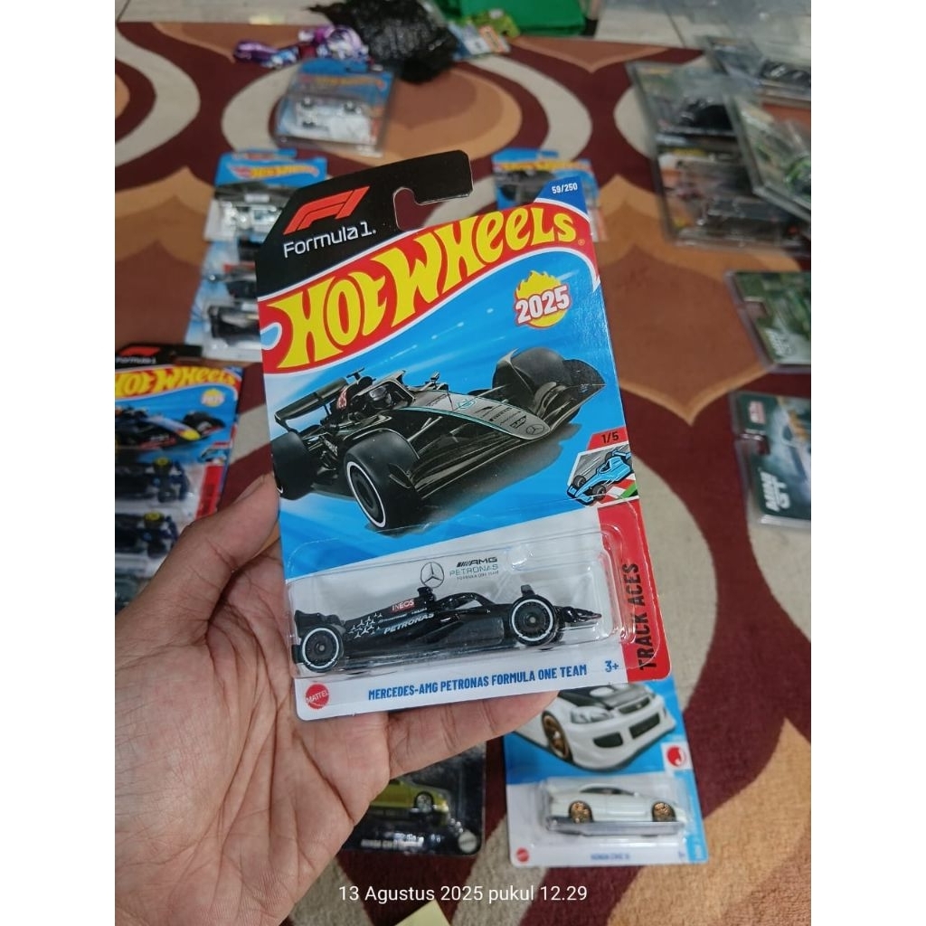 Hot Wheels 2025 Mercedes-Amg Petronas F1 Team