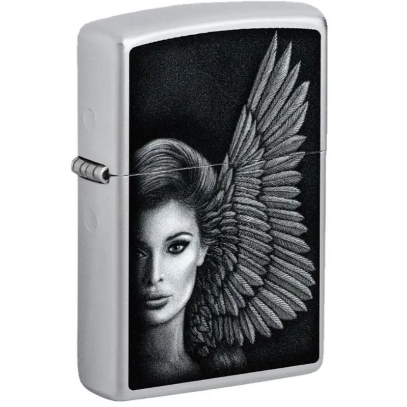 Zippo Original 46808 Lady Wing Design (Satin Chrome)