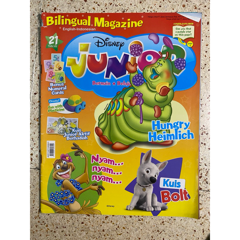 MAJALAH ENGLISH INDONESIA DISNEY JUNIOR
