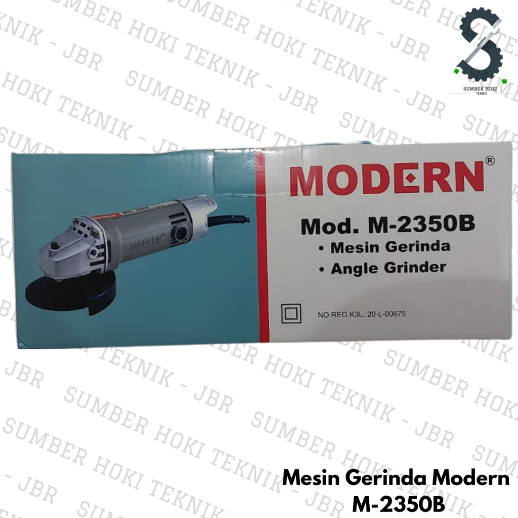 Mesin Gerinda tangan MODERN M-2350B. Angle Grinder modern ORIGINAL.