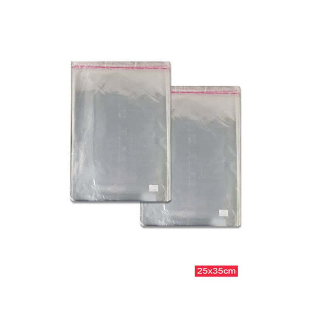 Plastik OPP MIC/OPP lem/ plastik baju @100pcs.