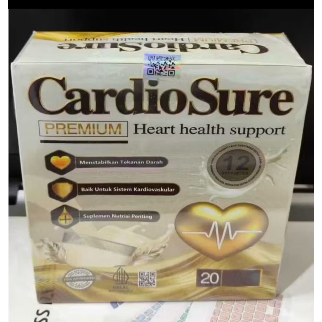 

PROMO PAKET 2BOX CARDIOSURE PREMIUM MILK POWDER ASLI SUSU OBAT HIPERTENSI JANTUNG KORONER STROKE KOLESTEROL ASAM URAT