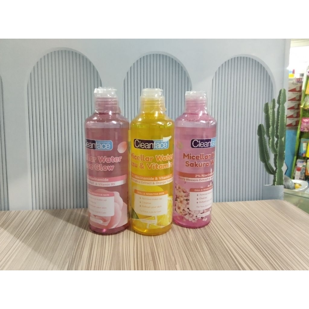 purbasari cleanface micellar water 250 ml
