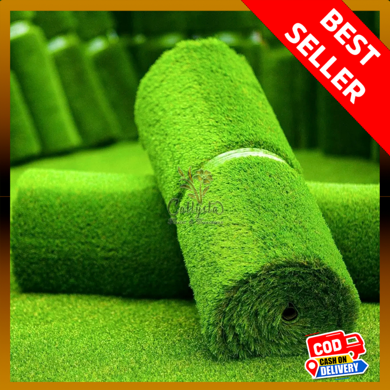Karpet Rumput Sintetis Rumput Hijau Swiss Artificial , Dekorasi Taman, Karpet Rumput, Artificial Imp