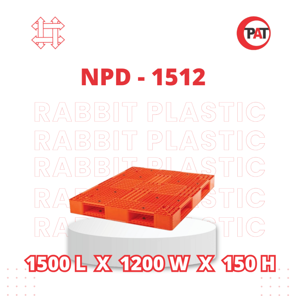 Rabbit Pallet Plastic NPD-1512