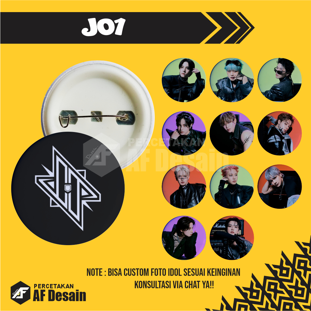 PIN JO1 | PIN JPOP IDOL JO1 MURAH LAMINASI GLOSSY