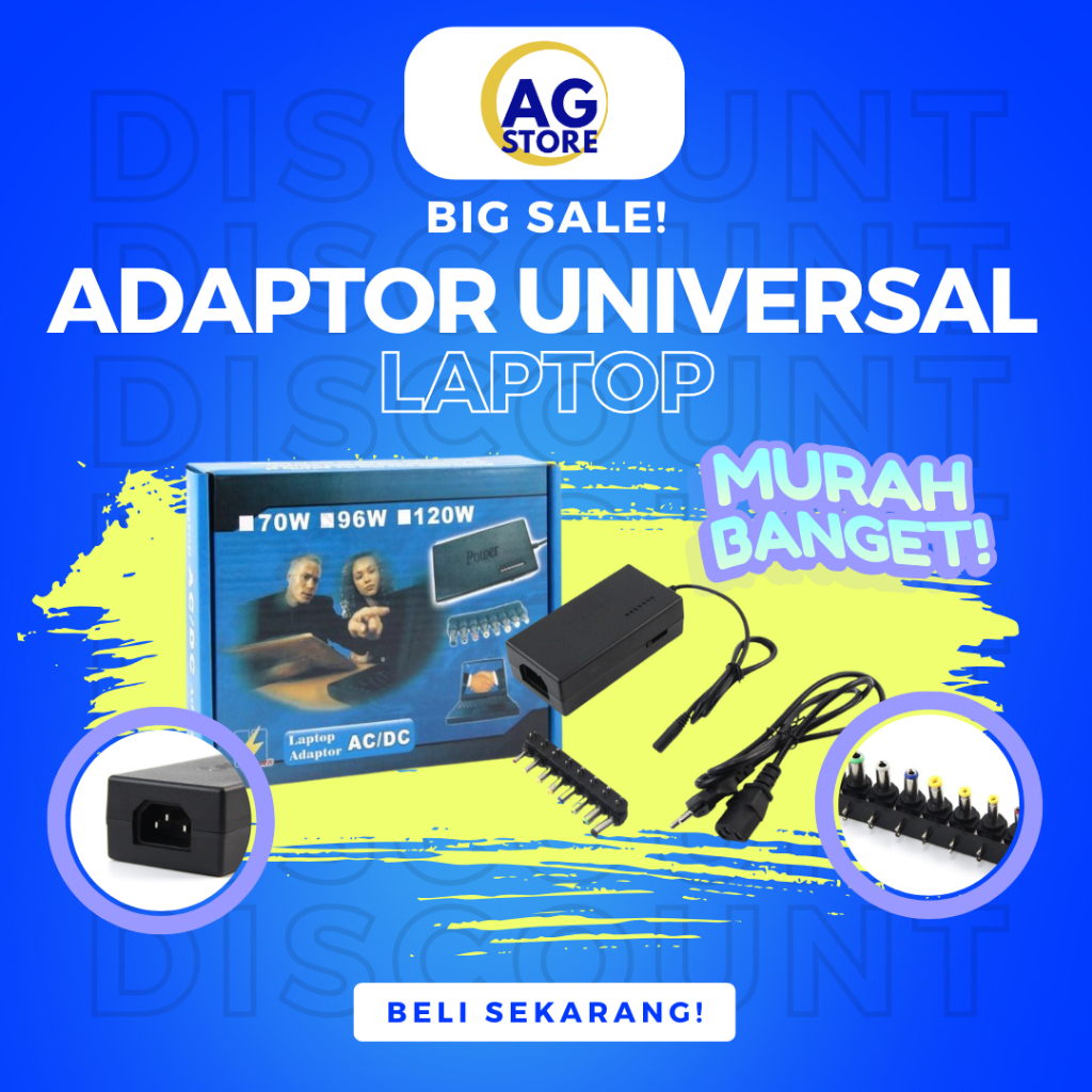 PROMO TERBARU ADAPTOR LAPTOP UNIVERSAL