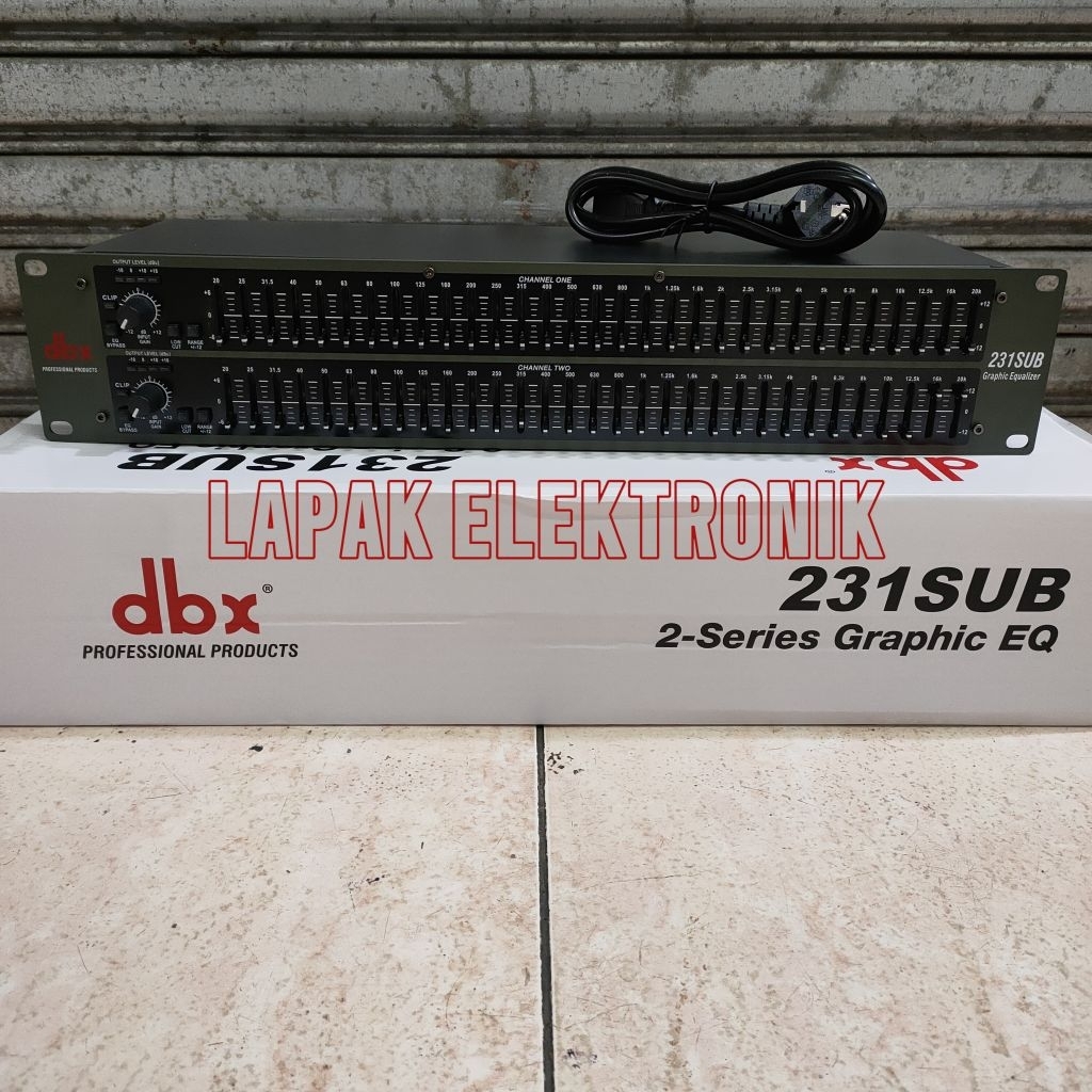 EQUALIZER 231+ SUBWOOFER EQUALISER 231 SUBWOOFER | LAPAK ELEKTRONIK